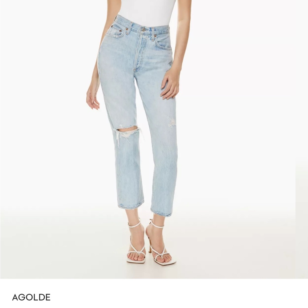 Agolde Riley Jeans, Size 23 - Picture 3 of 6
